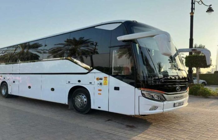 Luxury bus rental Abu Dhabi and Dubai