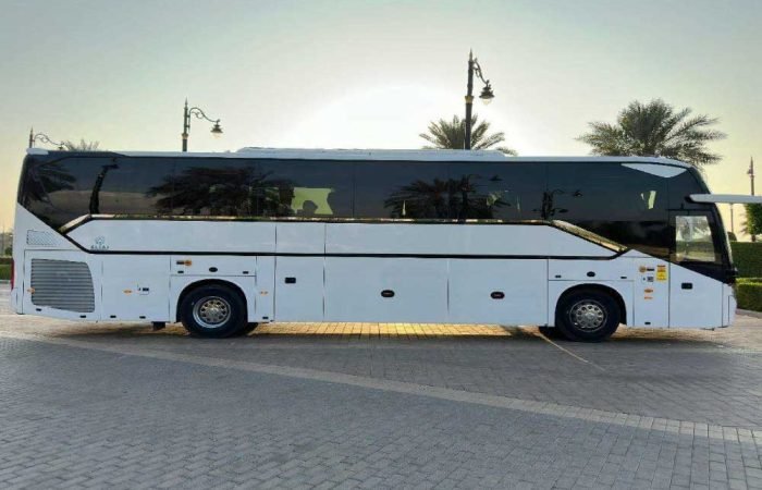Luxury bus rental Abu Dhabi and Dubai